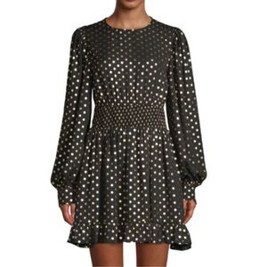 Endless Rose Metallic Dot Mini Dress